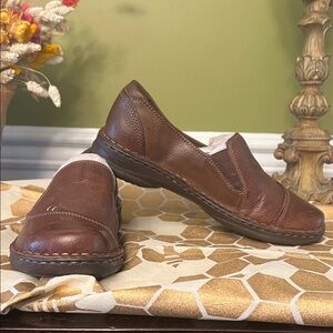 Bass Brown Leather Loafers